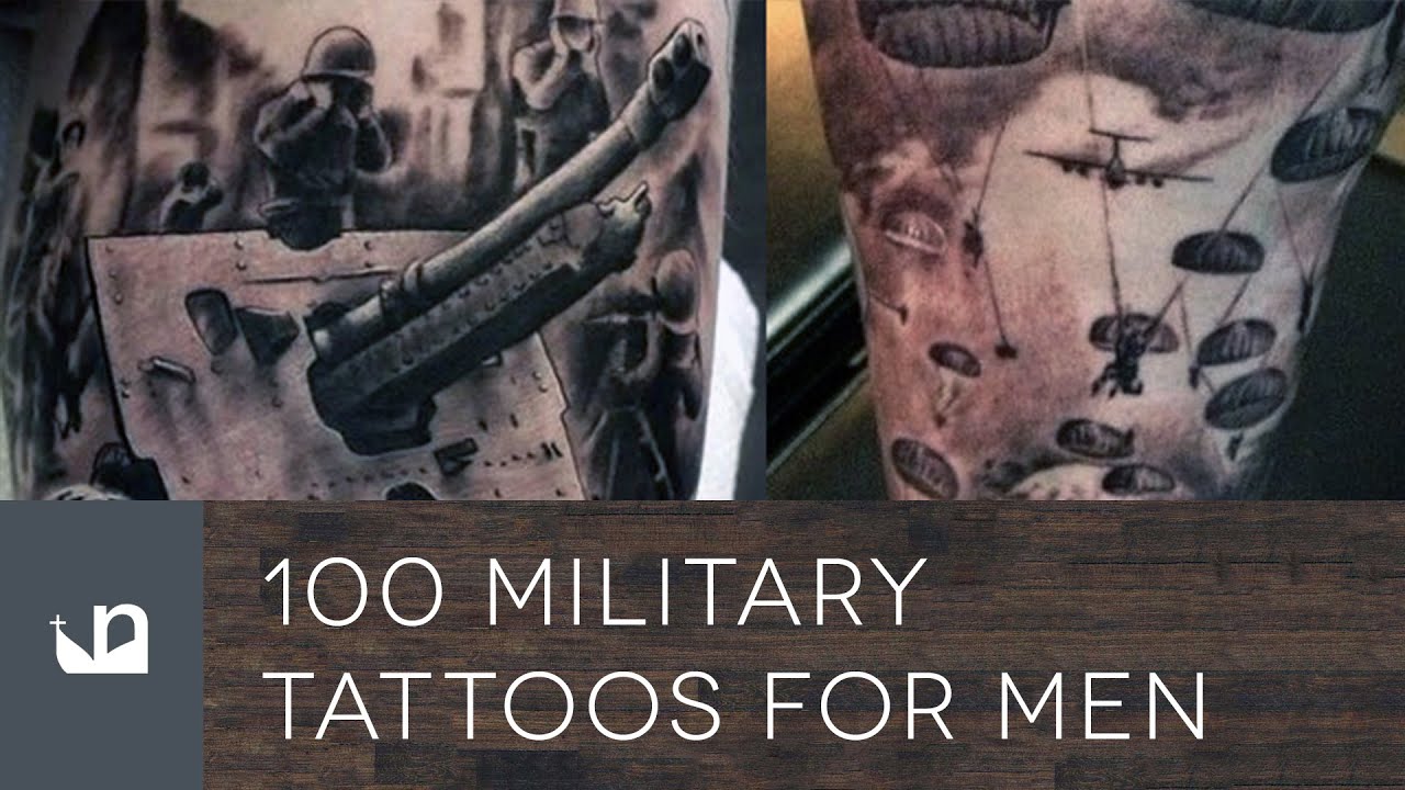 100 Military Tattoos For Men