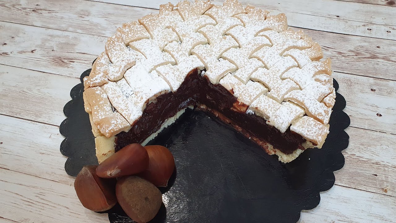 Castagnaccio napoletano, dolce con crema di castagne e pasta frolla!!!!