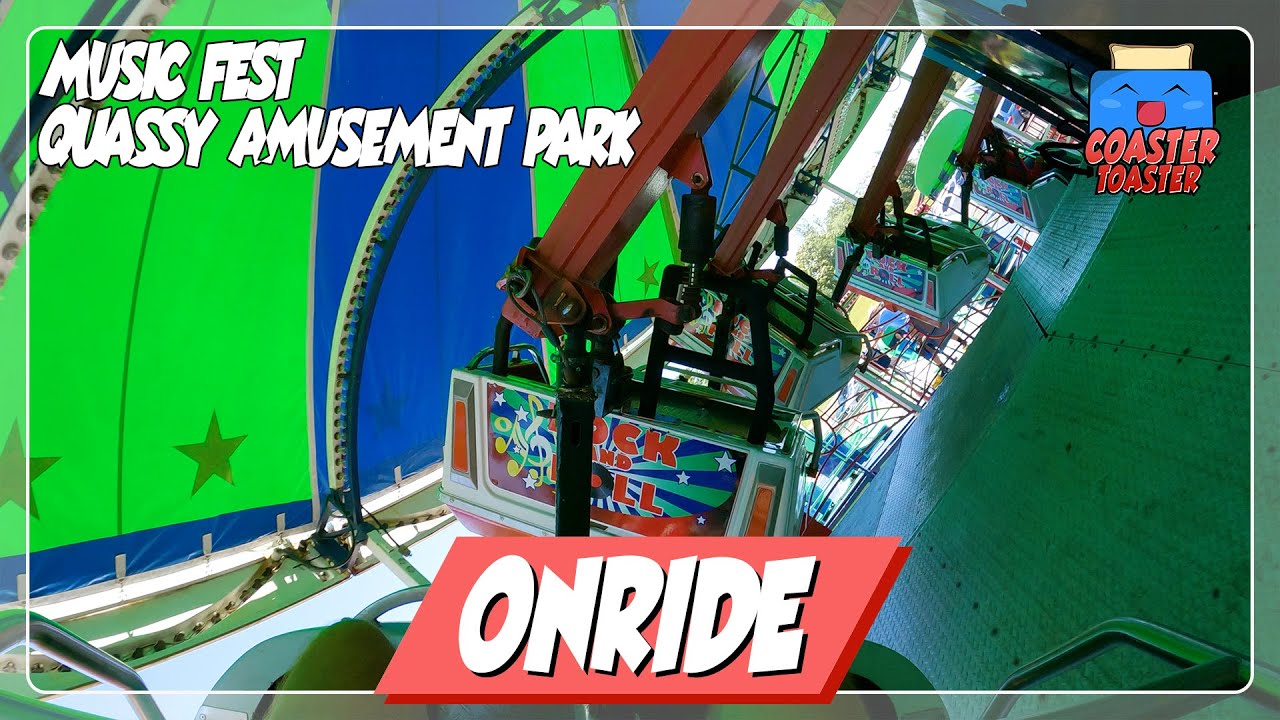 Music Fest - Quassy Amusement Park - Chance Rides - Thunderbolt | POV