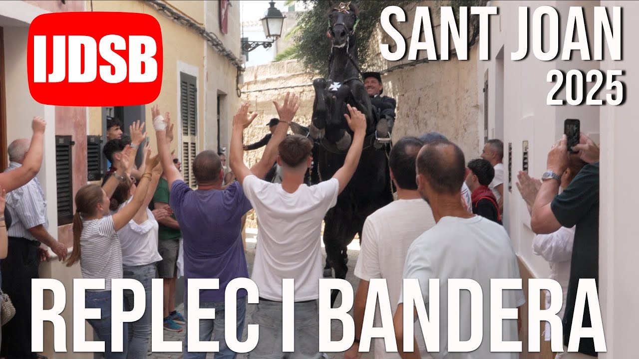 Replec i Bandera 🔴 Dissabte de Sant Joan 2025 🐴 Ciutadella de Menorca