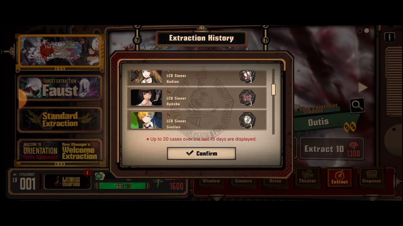 Beginner's luck is real - Limbus Company