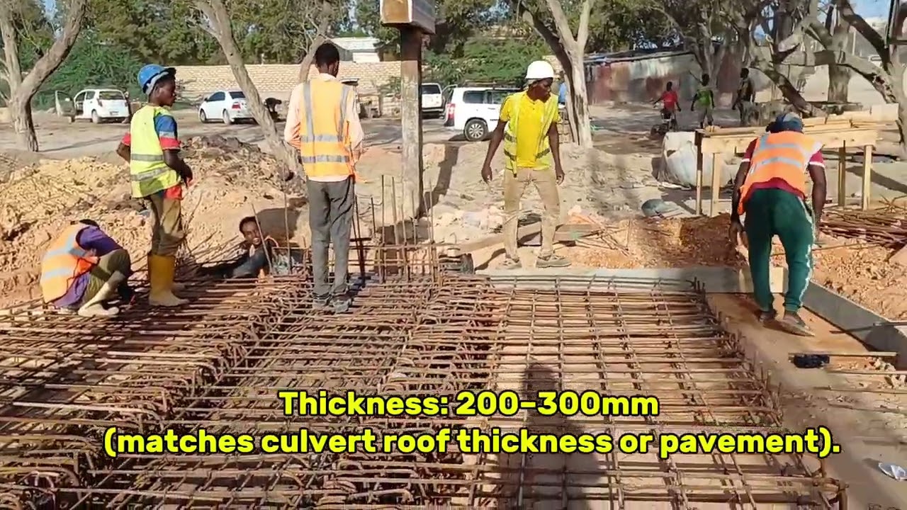 Approach Slab Design & Installation | Reinforcement Connection to Culvert.