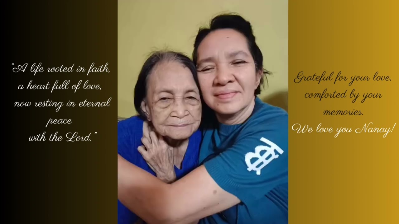 Tribute to Nanay 🕊️🙏✝️