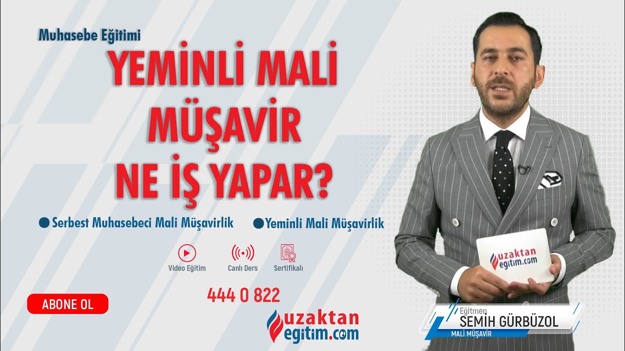 Serbest Muhasebeci Mali Müşavir -Yeminli Mali Müşavir Ne İş Yapar?