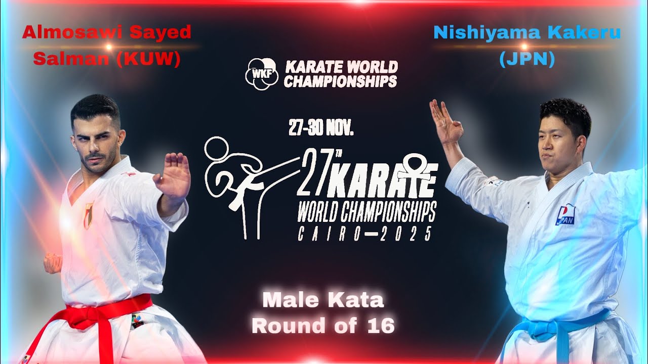 Almosawi Sayed Salman vs Nishiyama Kakeru (Round of 16) World Karate Championship Cairo 2025