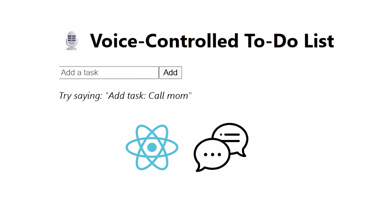 Приложение для управления делами с помощью голоса на React | Реальный проект с API Web Speech