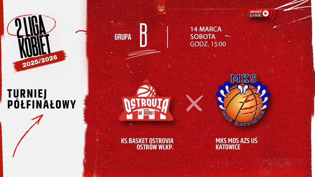 KS Basket Ostrovia Ostrów Wlkp. - MKS MOS AZS UŚ Katowice (1/2 2 LK)