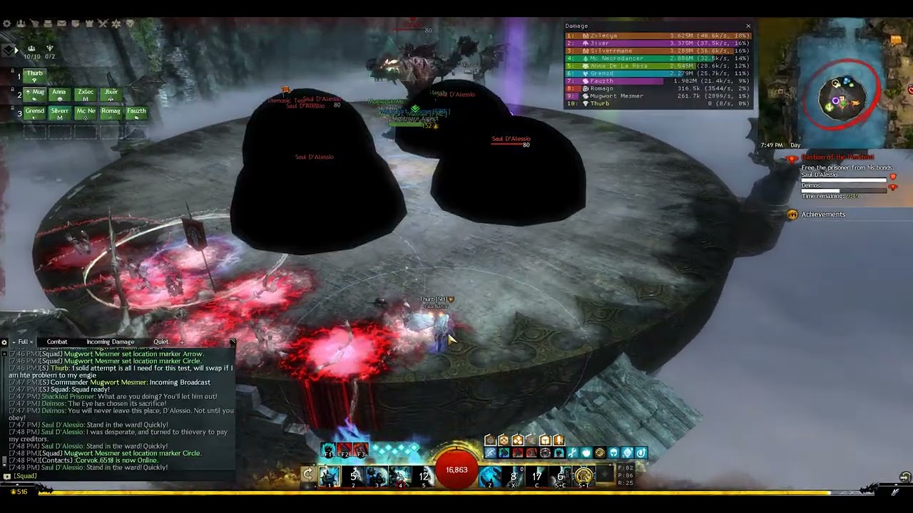 Guild Wars 2 - Deimos Guardian Firebrand Hand Kite