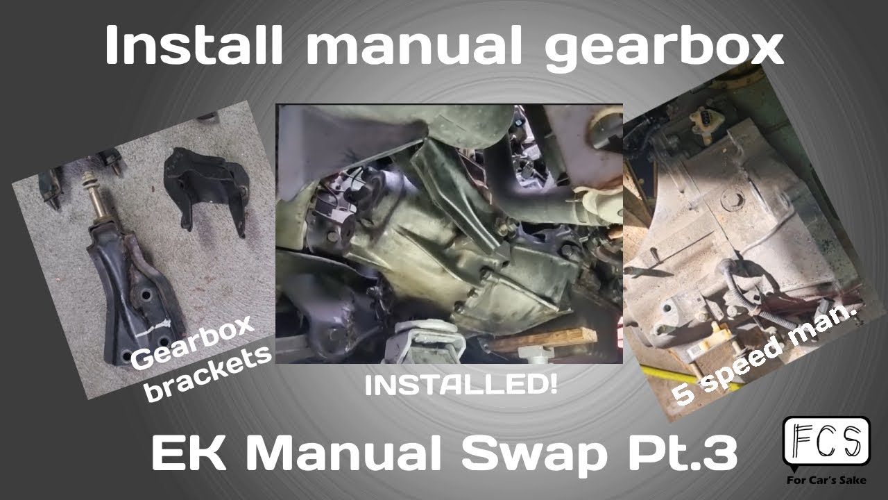 Installing 5 speed manual gearbox - Honda EK Civic