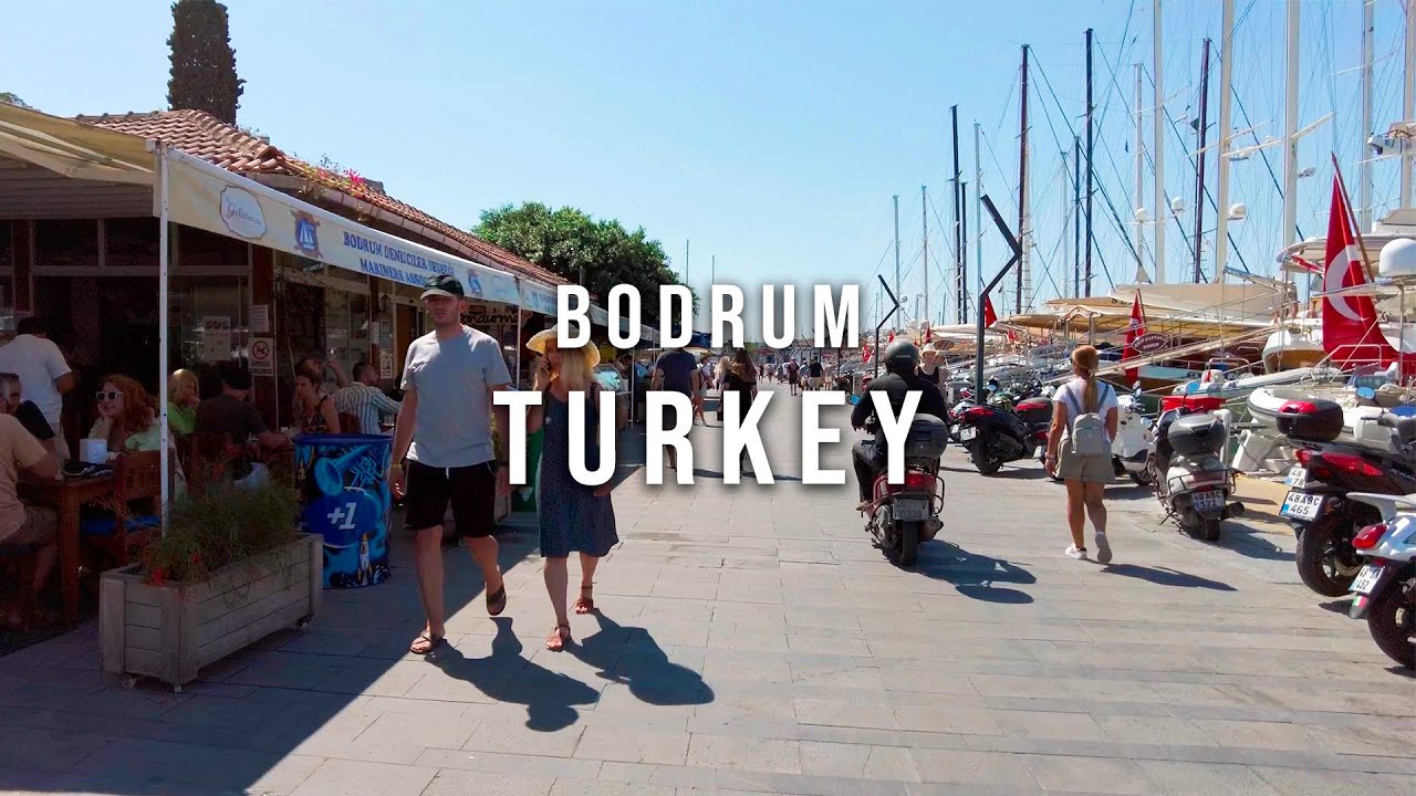 Bodrum Turkey 🇹🇷 Walking Tour | Best of Aegean Coast 4K