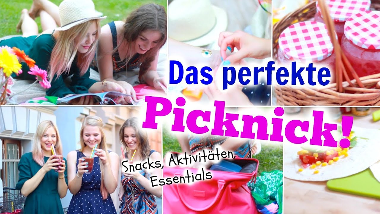 DAS PERFEKTE PICKNICK! Snacks, Beauty Essentials + Aktivitäten im Sommer ♡ BarbieLovesLipsticks