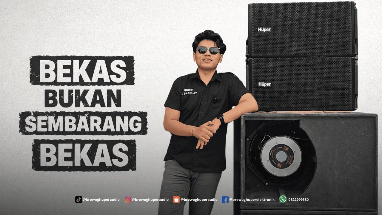 BEKAS BUKAN SEMBARANG BEKAS ‼️REVIEW PAKET HUPER DENGAN BOX LEGEND BREWOG AUDIO ‼️😮