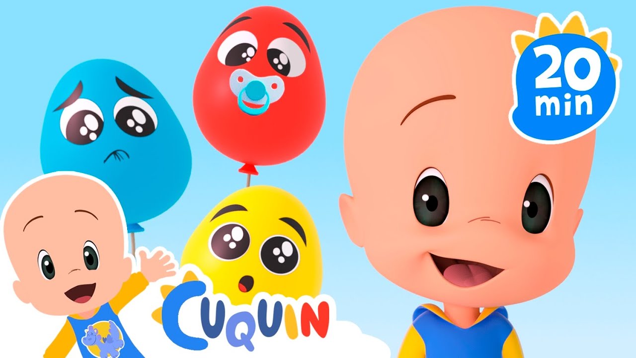 Globos bebé de colores | La Mochipanda y el Tren y más vídeos de Cuquín