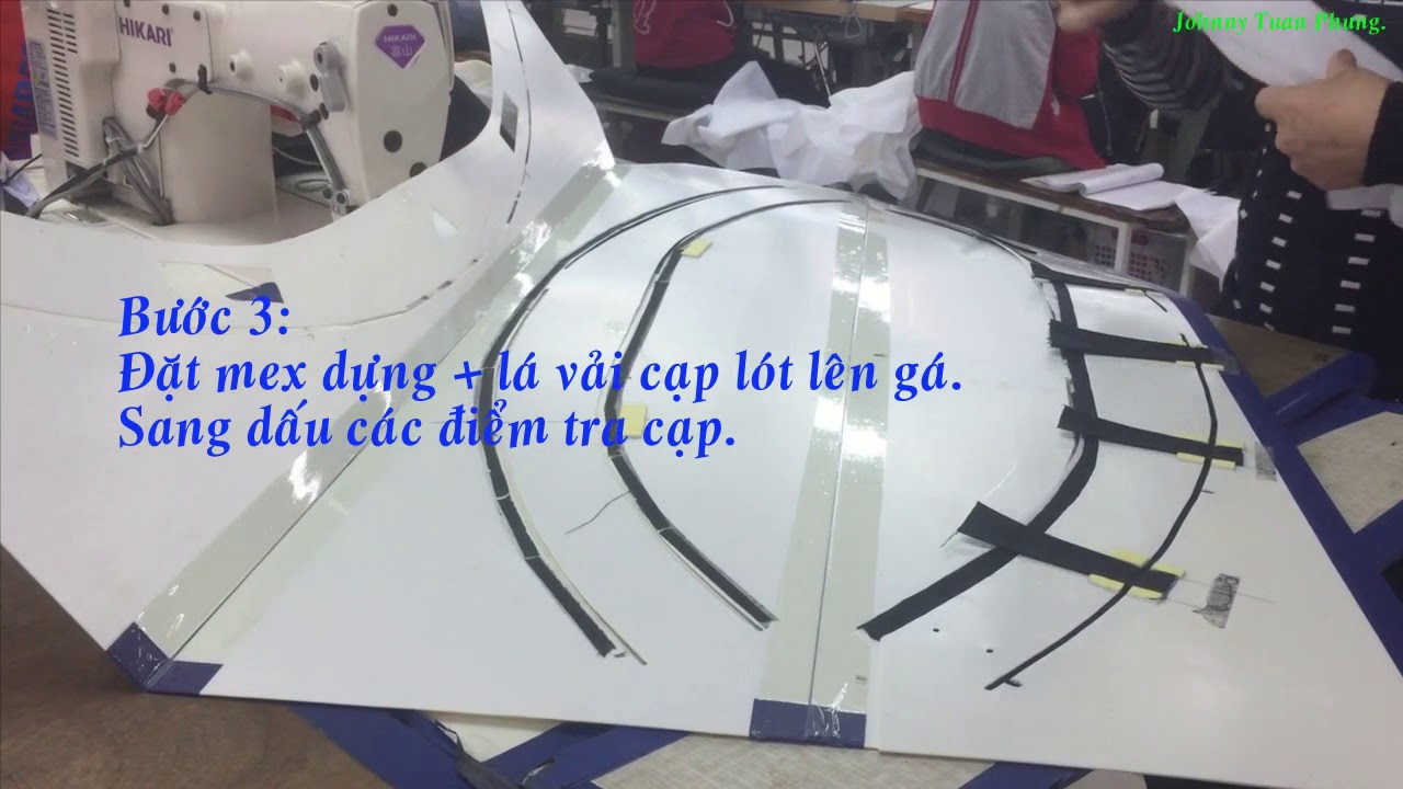 GT.74: 5 Bước may Gá cạp quần (kết cấu cực kỳ phức tạp).