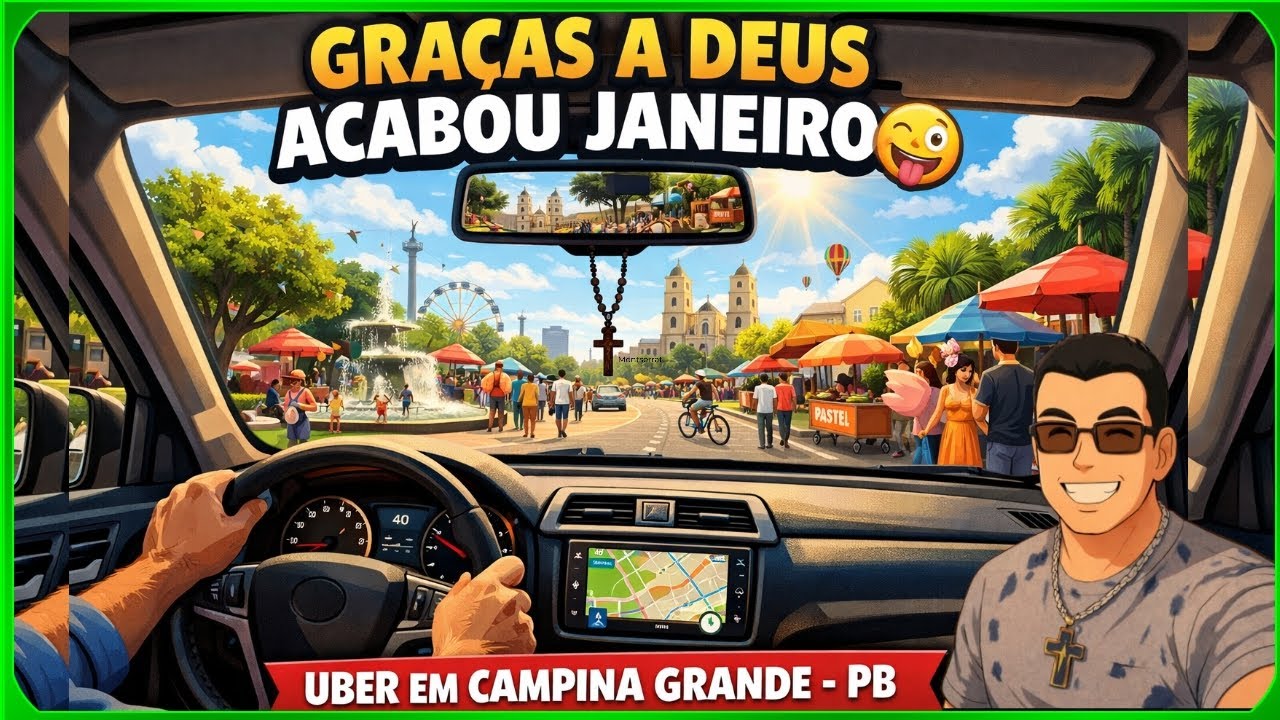 AO VIVO IRL 🌎 DOMINGÃO DIA 1 DE FEVEREIRO NA UBER EM CAMPINA GRANDE PB