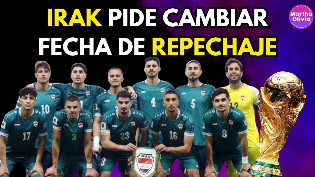 IRAK pide a la FIFA posponer repechaje mundialista por gu3rra en Irán