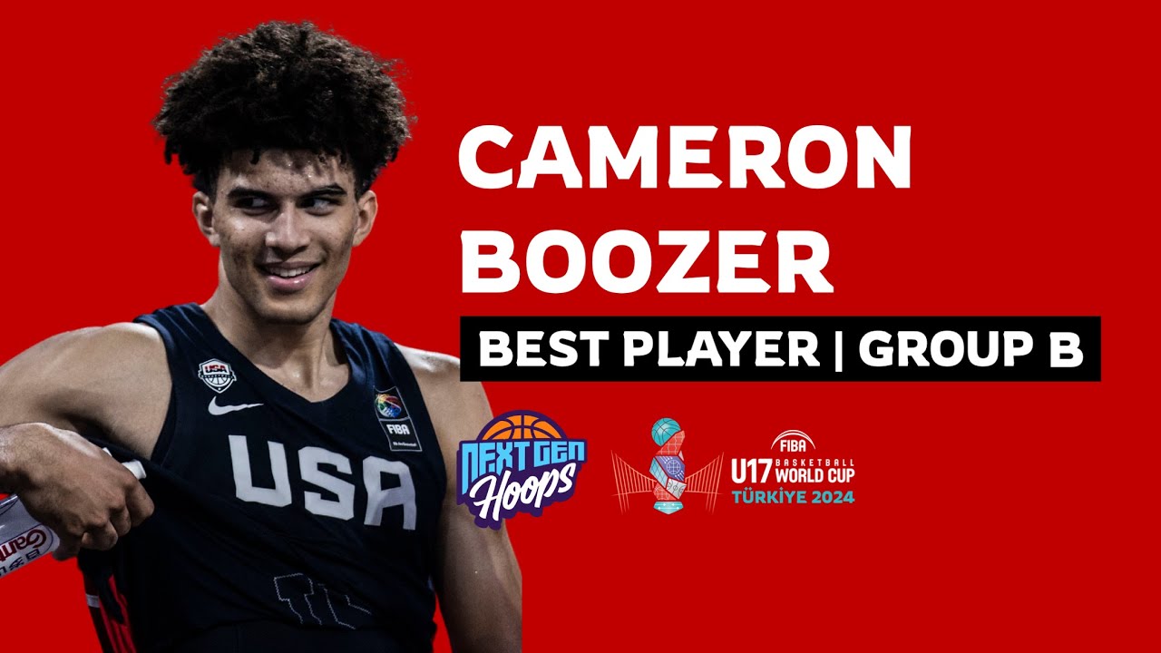 Cameron Boozer (USA) - Best Player in Group B I FIBA U17 Basketball World Cup 2024