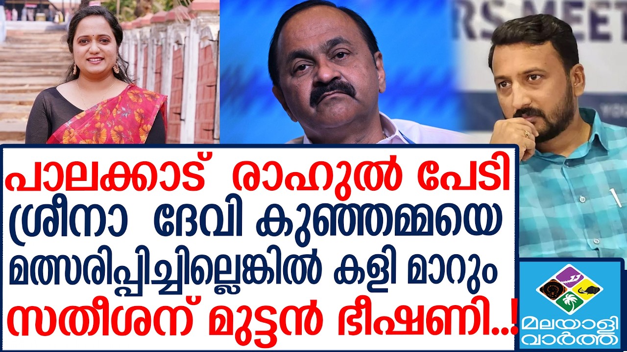 പാലക്കാട്  രാഹുൽ പേടി  | Malayalivartha
