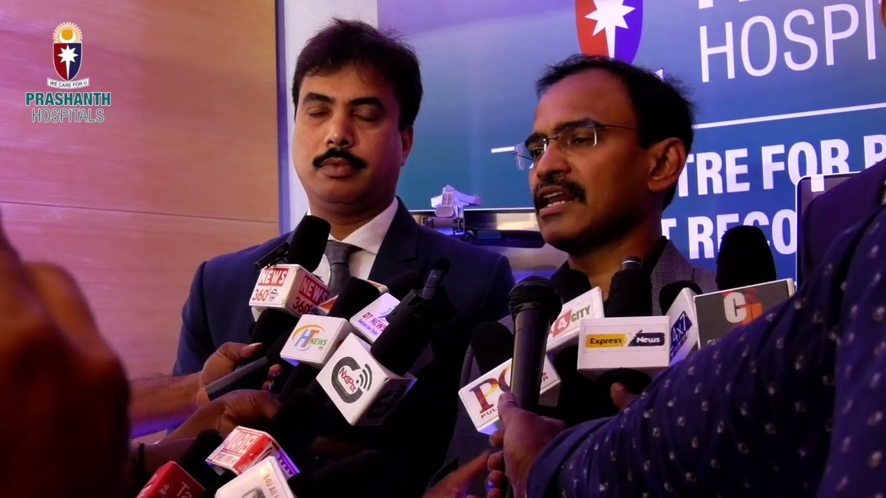 Press meet | Benefits of using Robotic Assisted Technology | Prashanth Hospitals | Dr. Arumugam