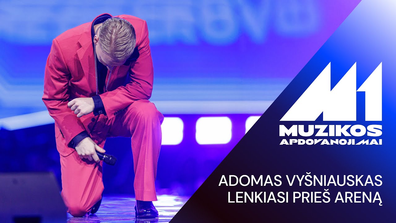 M1 MUZIKOS APDOVANOJIMAI | ADOMAS VY&Scaron;NIAUSKAS LENKIASI PRIE&Scaron; ARENĄ