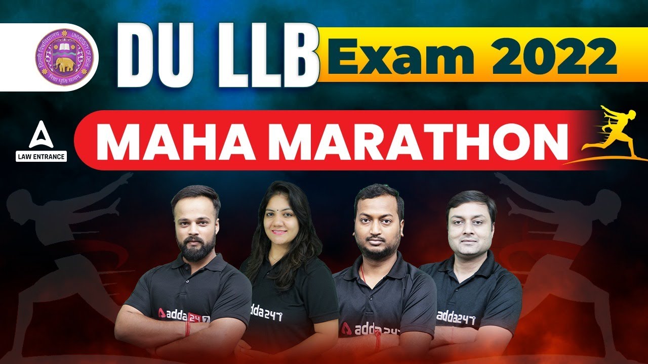 DU LLB Entrace Exam Preparation 2022 | DU LLB MARATHON Class | CLAT Adda247