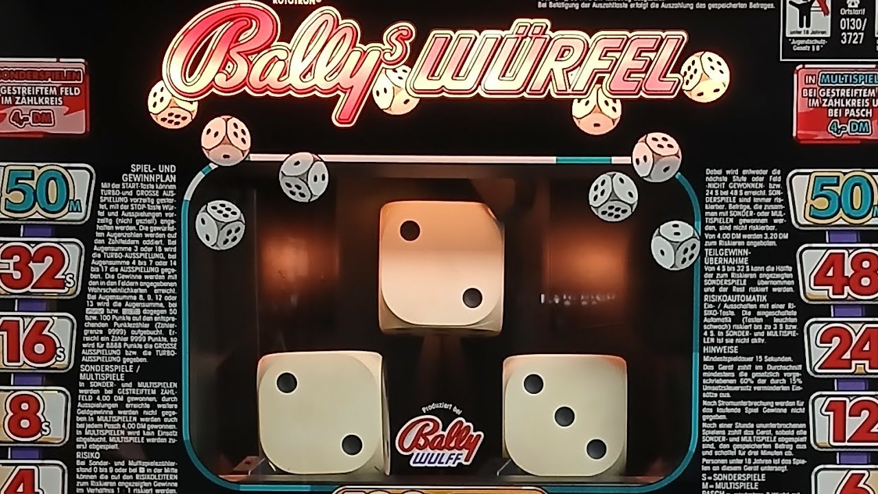 Spielautomat BALLY's WÜRFEL  🎲  Königsklasse?