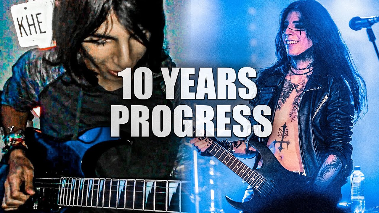 CÓMO AVANCÉ EN 10 AÑOS tocando guitarra...