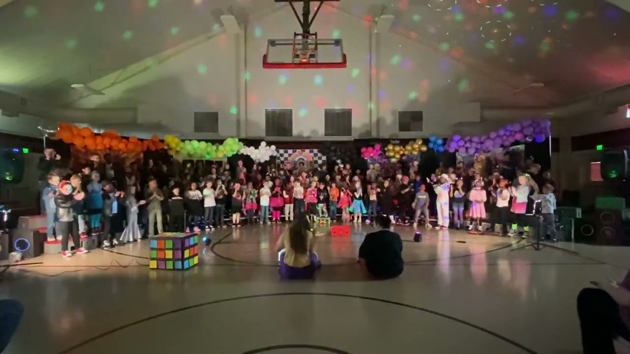 Indian Valley Elementary School's First Grade Decades Day Concert 2025