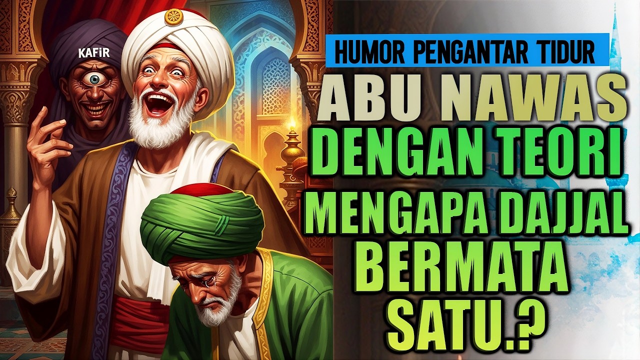 Abu Nawas Dan Teori Dajjal Bermata Dua Lebih Menyeramkan, Buat Ulama Terdiam || TAWA SEBELUM TIDUR