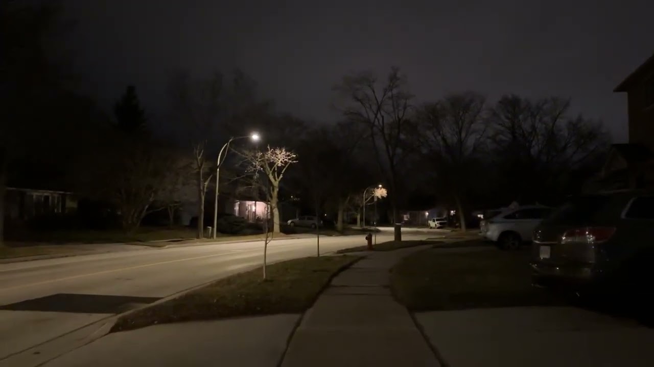 Peaceful Night Street • A Short Daily Walk