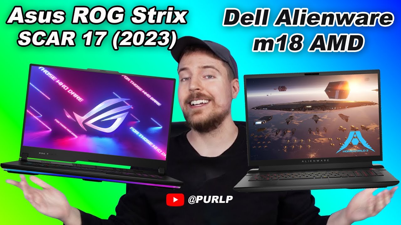 ROG Strix SCAR 17 2023 G733 vs Dell Alienware m18 AMD