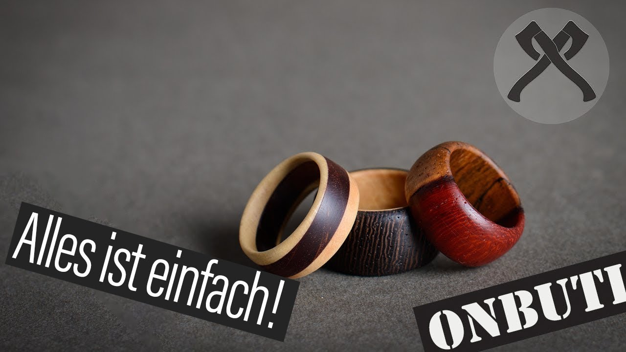 Ring aus Holz ohne viel Aufwand!