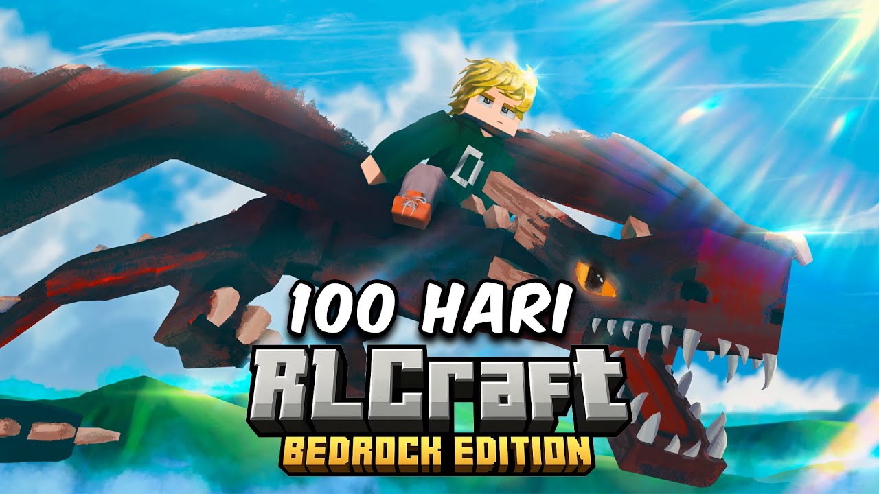100 Hari di RLCraft Minecraft Bedrock Edition!