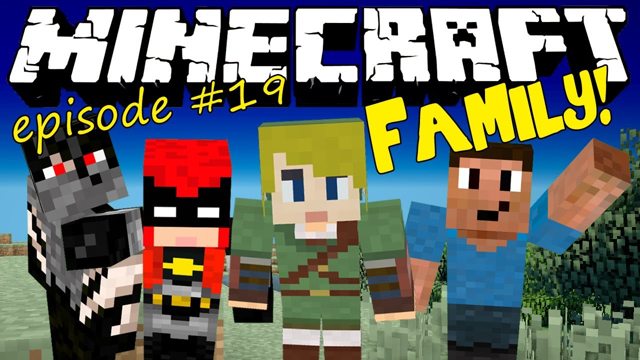 Minecraft Family #19: LAN STRENGTH TEST!