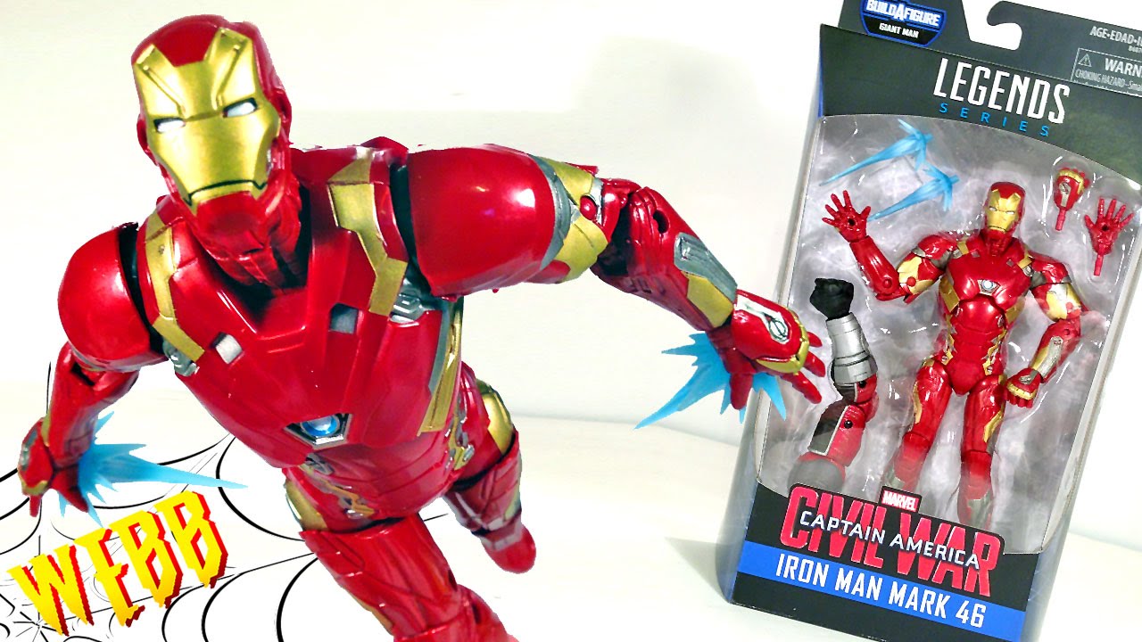 Обзор фигурки MARVEL LEGENDS «Первый мститель: Противостояние» IRON MAN MARK 46