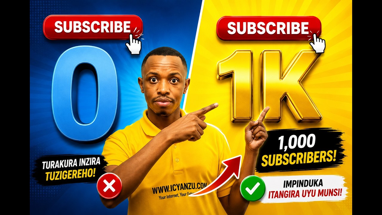1000 SUBSCRIBERS BYIHUSE, Nigute Nabona ABA SUBSCRIBERS 1000