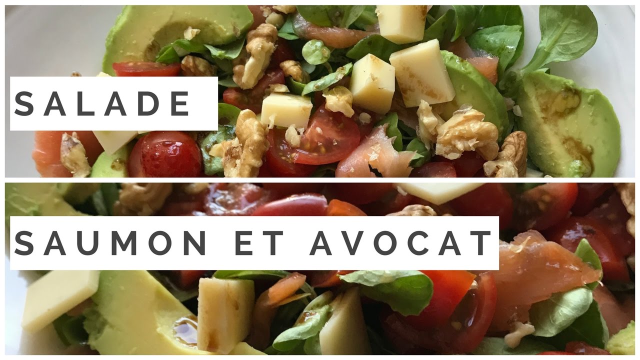 Recette Salade Saumon & Avocat FACILE
