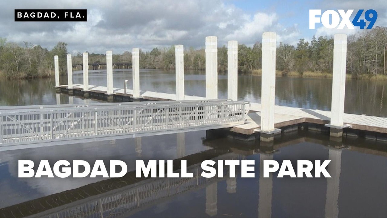Bagdad Mill Site Park  A waterfront that helped build Florida