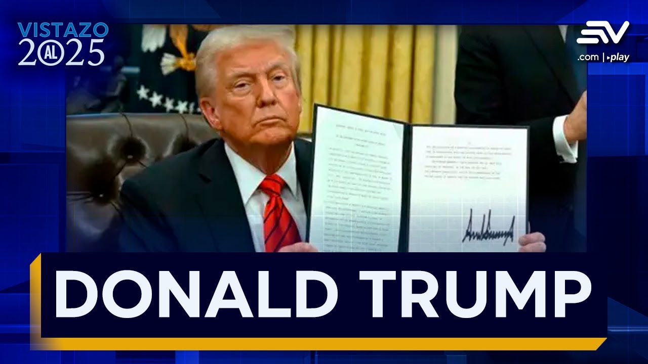 Retorno de Trump: deportaciones, redadas y conflictos comerciales | Vistazo al 2025 | Ecuavisa