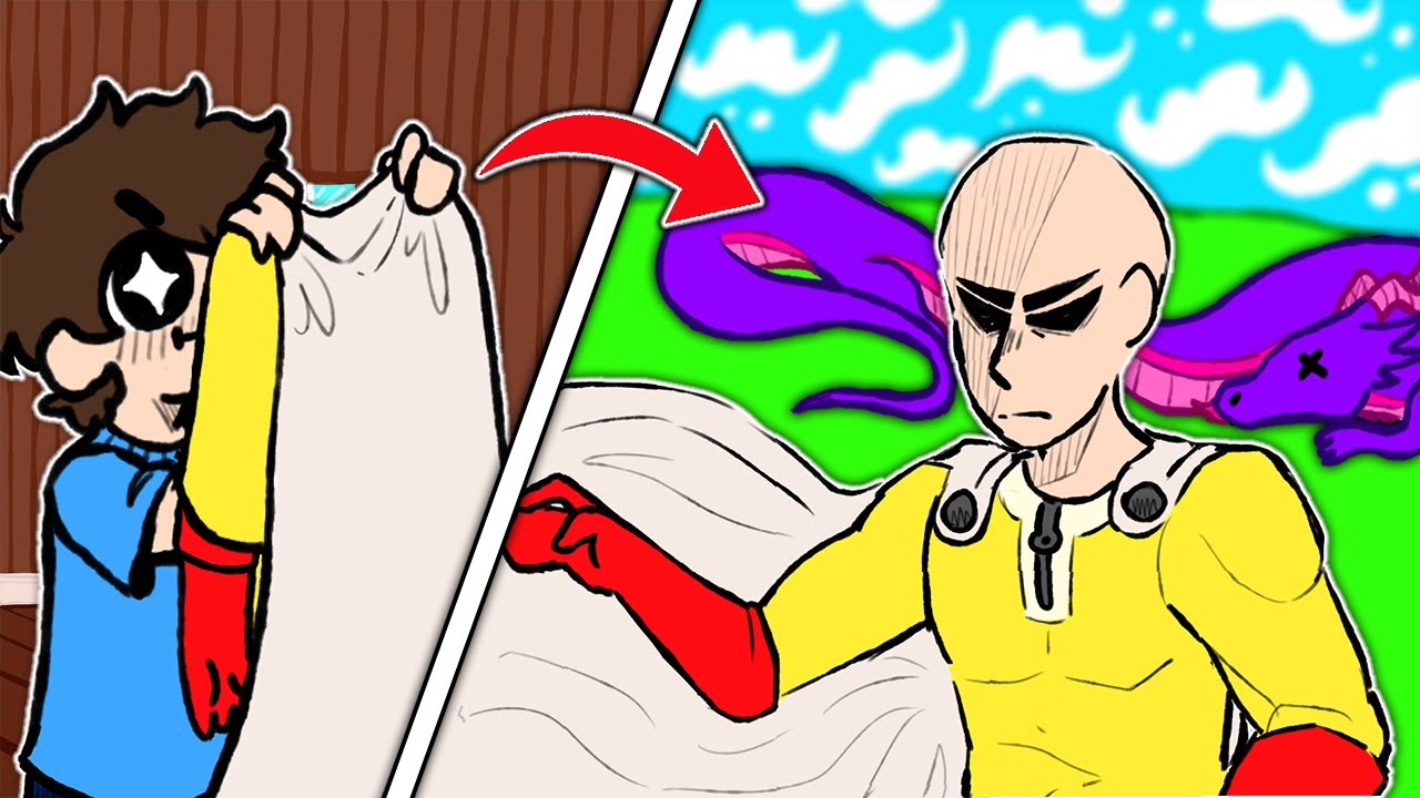 I EVOLVED into ONE PUNCH MAN in Minecraft