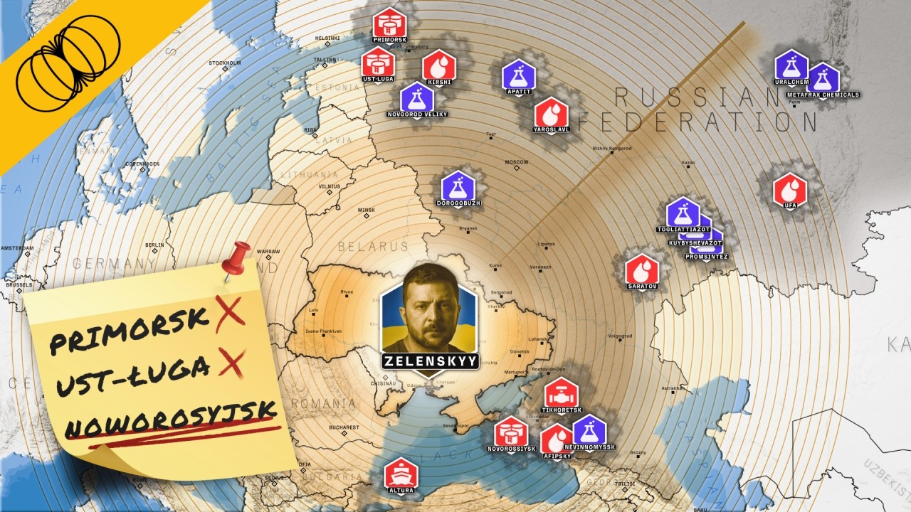 Ukraina pali rosyjskie zyski z (drogiej) ropy