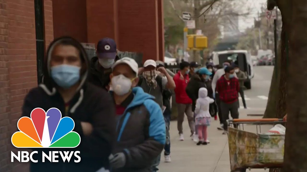 As Unemployment Grows, Americans Struggle To Get Food On The Table | NBC Nightly News