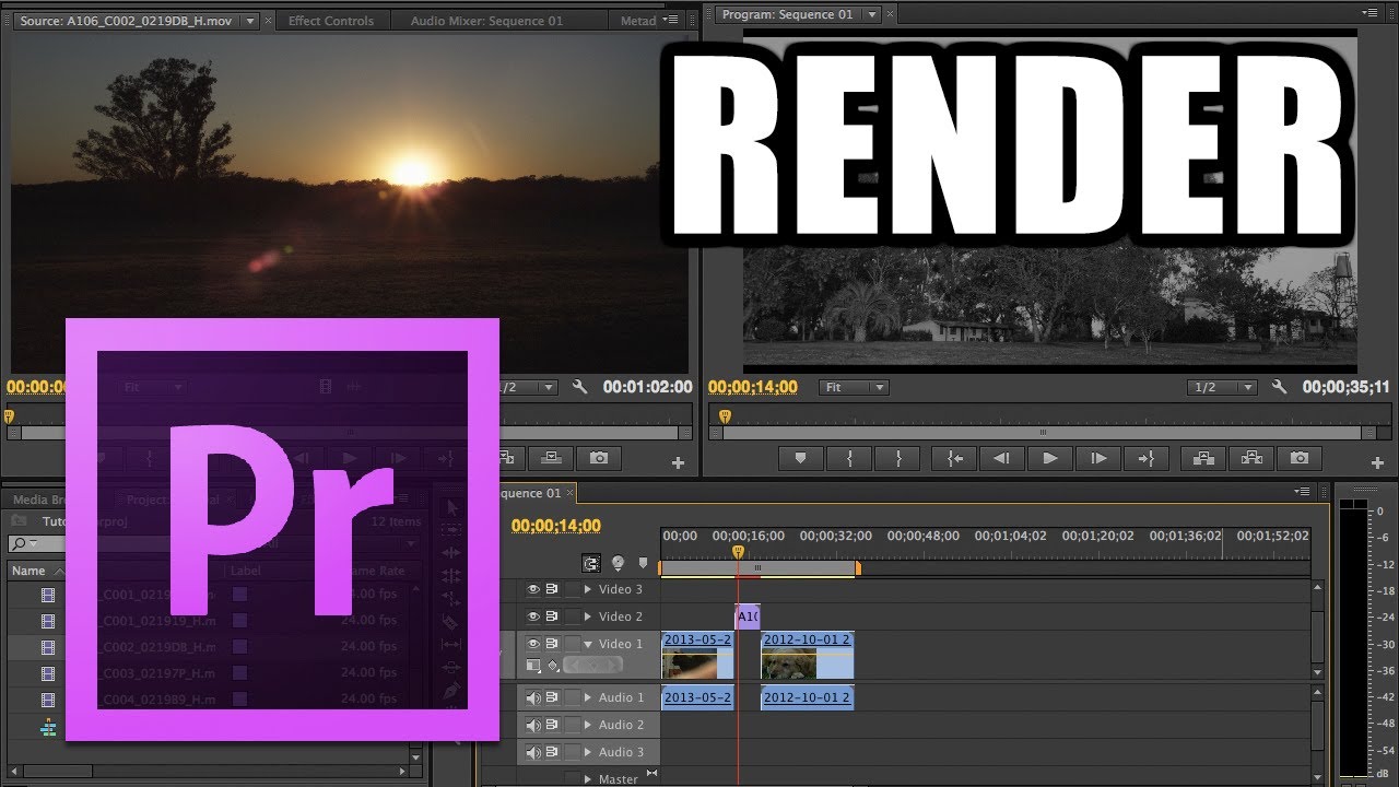 Adobe Premiere Pro - #6: Render