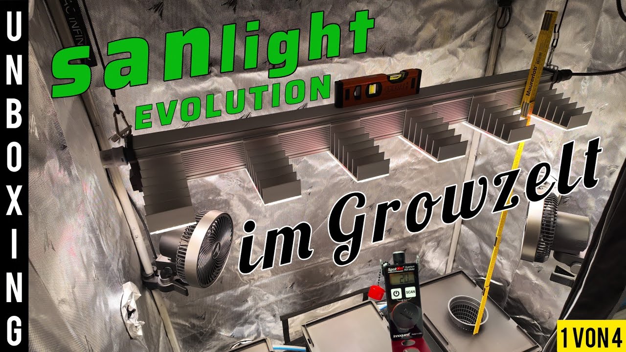 SANlight EVO 1.5 6-120 mit 400 Watt | Das (wahrscheinlich) l&auml;ngste Deutsche UNBOXING | 1/4