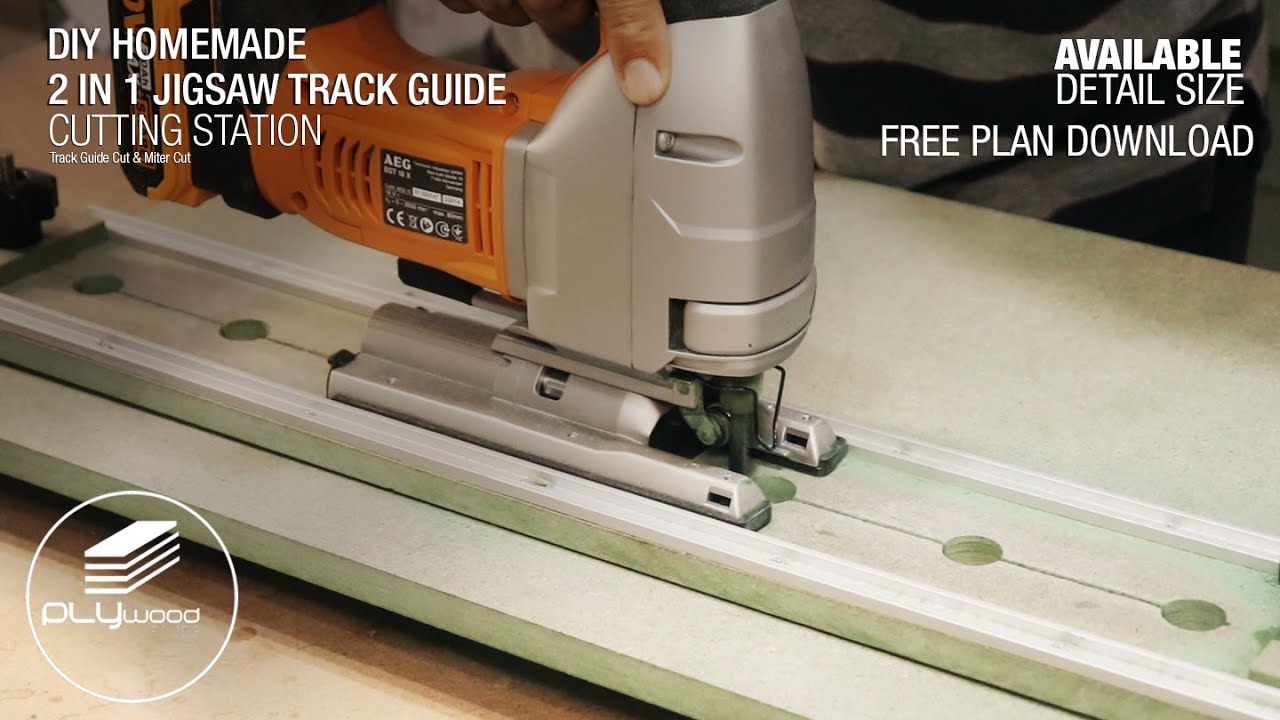 2 in 1 Jigsaw Track Guide & Cutting station
