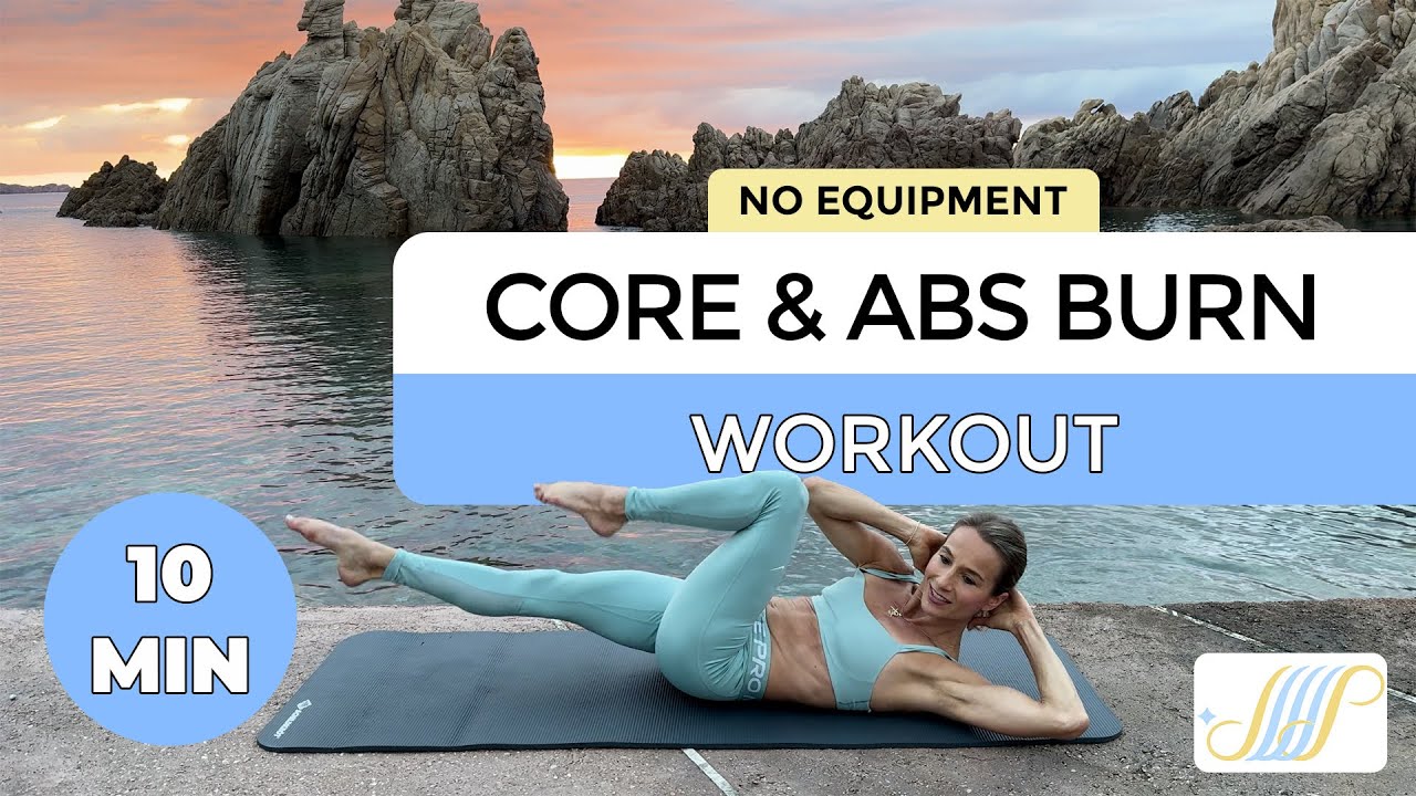 New Year Core & Abs Burn WORKOUT - No Equipment // 10 MIN