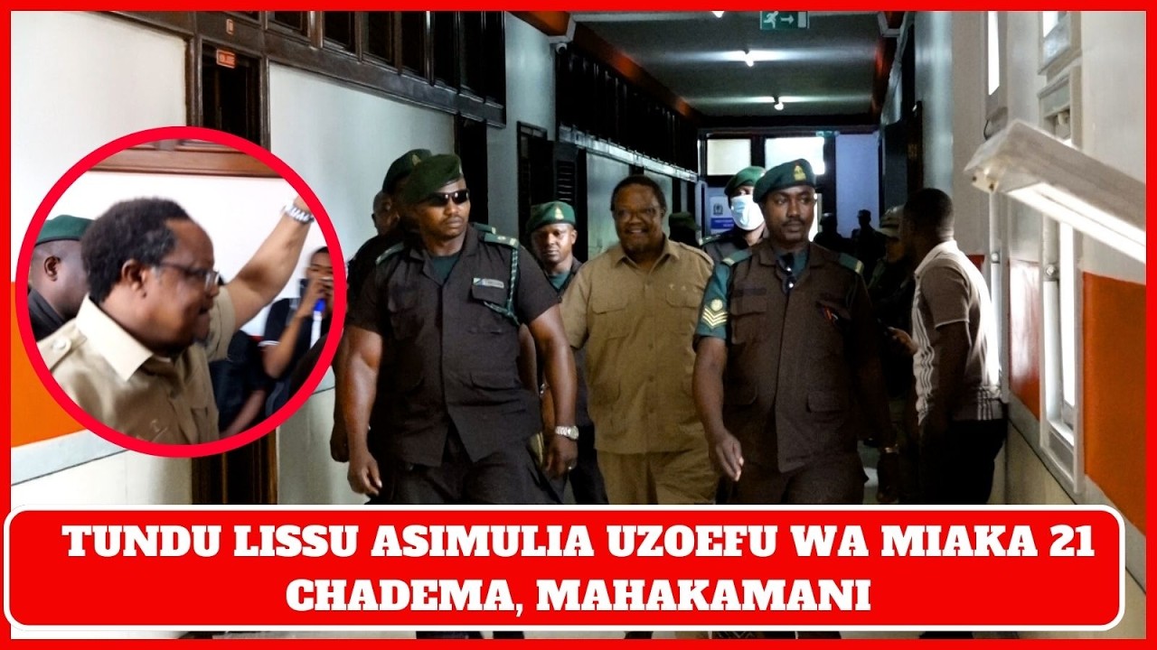 LISSU ASHUSHA NONDO MAHAKAMANI KESI YA MGAWANYO WA MALI/ AGUSIA MADAI YA CHADEMA KUIBAGUA ZANZIBAR.