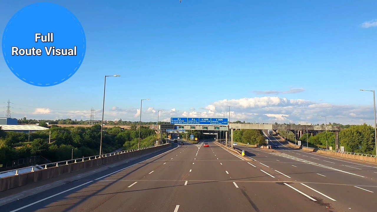 National Express West Midlands Platinum X14 Full Route Visual- Birmingham to Sutton Coldfield