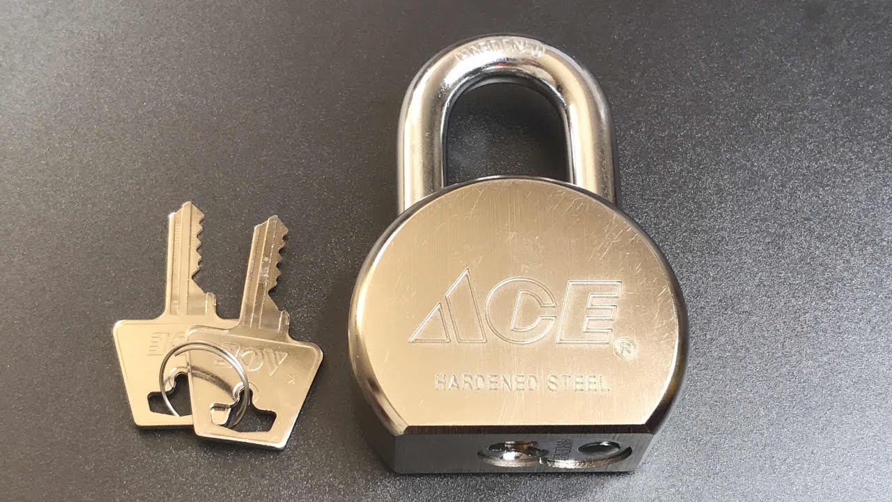 [570] Ace Series A527 Round Body Padlock Picked and Disassembled