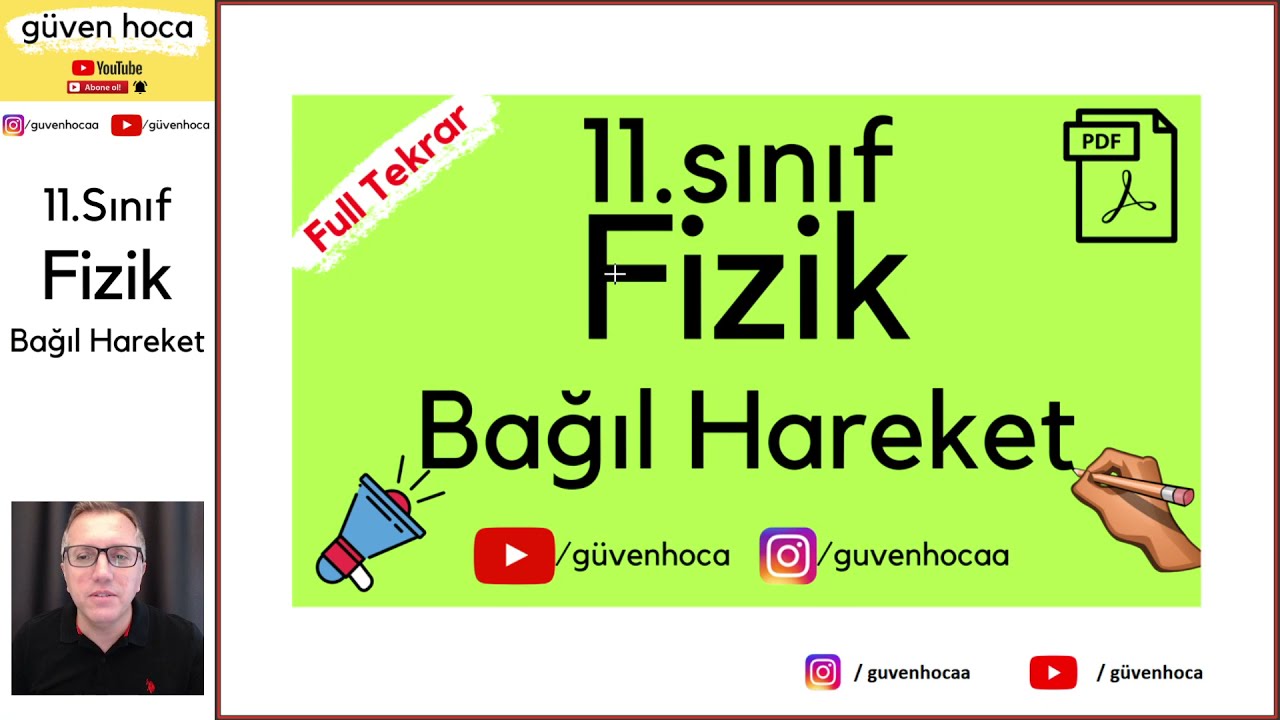 Bağıl Hareket Konu Anlatımı 11.SINIF  | PDF | AYT Fizik